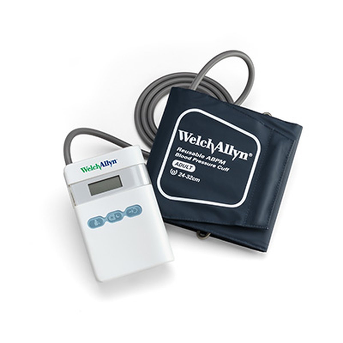 Welch Allyn ABPM 7100 Ambulatory Blood Pressure Monitor Complete with Software & Adult & Large Adult Cuffs