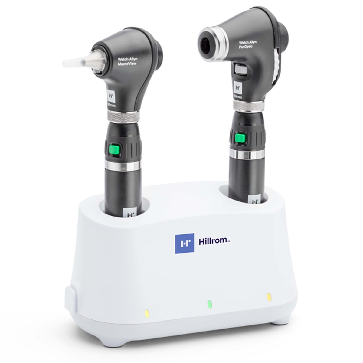 Welch Allyn LED Diagnostic Set with PanOptic Basic, MacroView Basic, Desk Charger & Two Li-ion Basic Handles