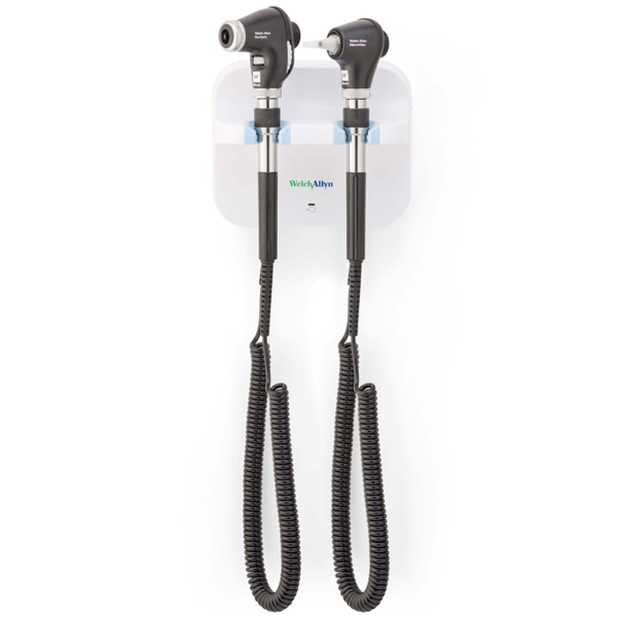 Welch Allyn LED Wall Diagnostic Set with PanOptic Basic Ophthalmoscope & MacroView Basic Otoscope