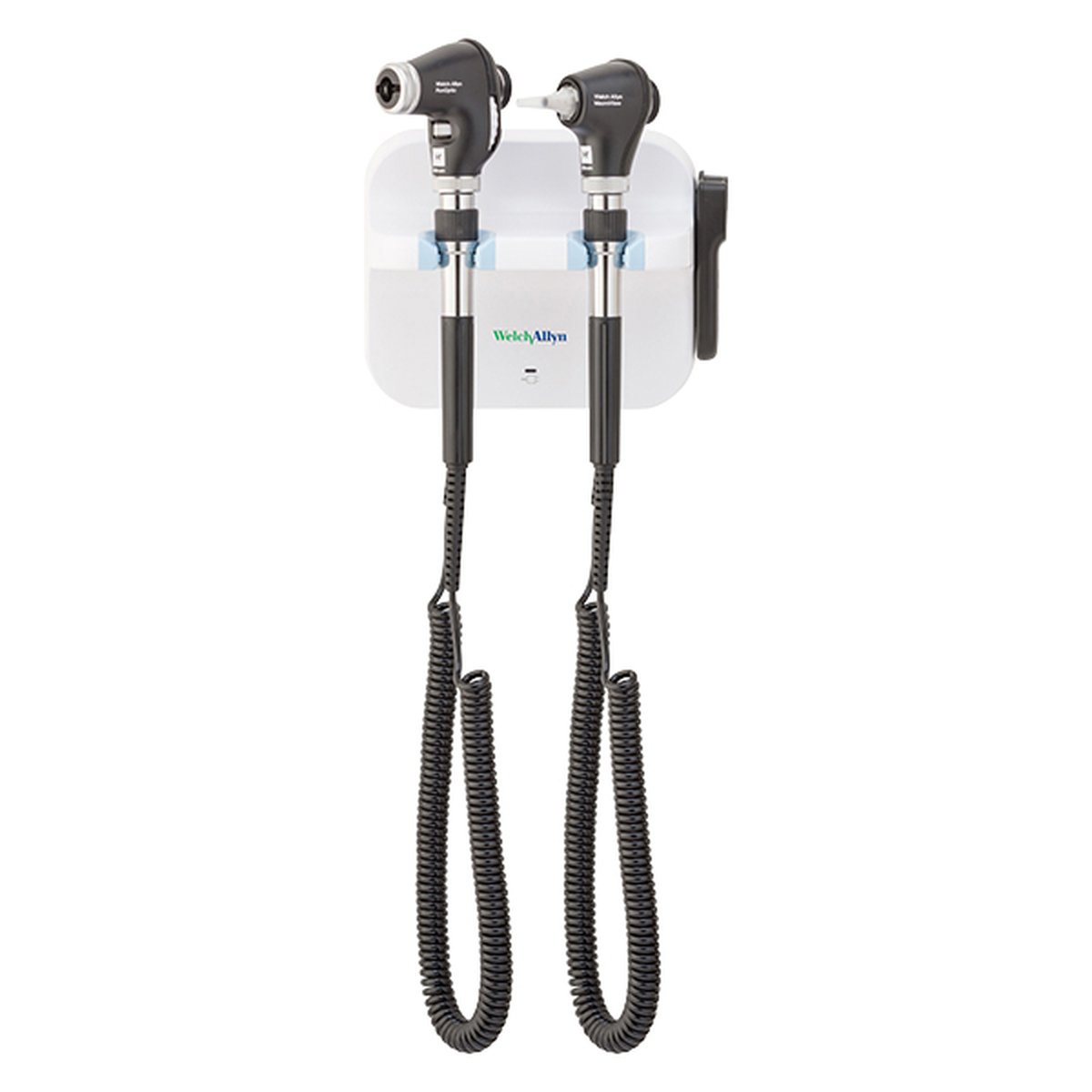Welch Allyn LED Wall Diagnostic Set with PanOptic Plus Ophthalmoscope, MacroView Plus Otoscope & iExaminer Attachment