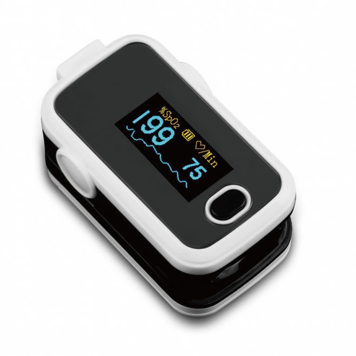 WolfMed WM310 Finger SpO2 Pulse Oximeter with LCD Screen, Pulse Rate & Waveform Graphics
