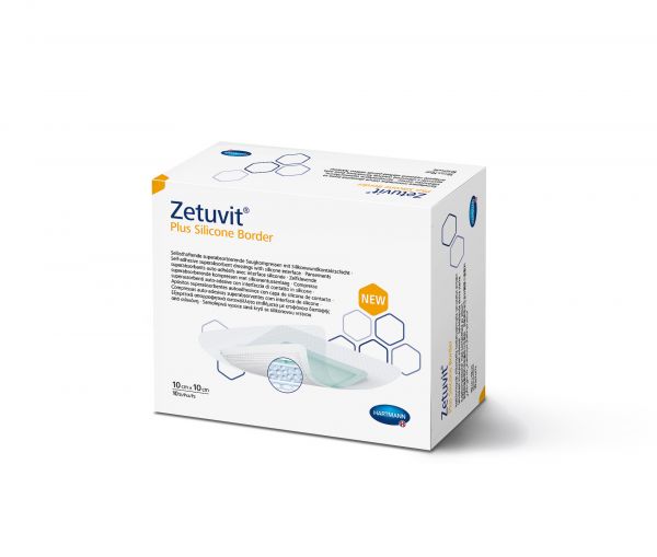 Zetuvit Plus Silicone Border x 10's