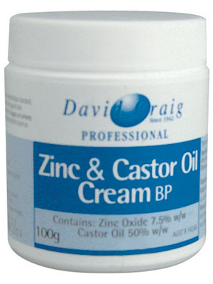 ZincAndCastorOilCream100GJar