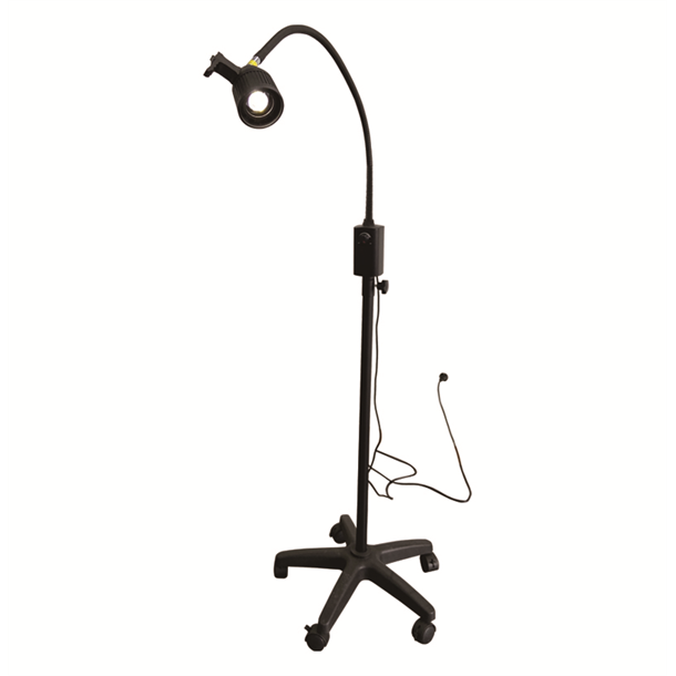 Pacific Medical PLM-1, 3W LED Examination Light Black with Wall & Mobile Trolley Mounts Included