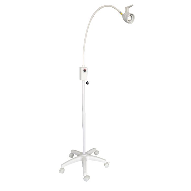 Pacific Medical PLM-1, 3W LED Examination Light White with Wall & Mobile Trolley Mounts Included