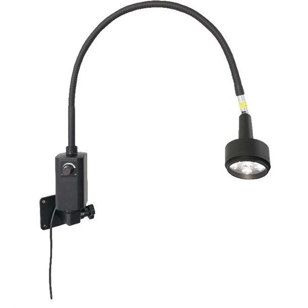 Pacific Medical PLM-2, 6 x 6W LED Examination Light Black, with Wall & Mobile Trolley Mounts Included