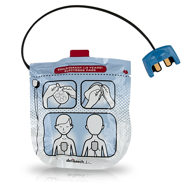 Paediatric Replacement Pads for LifeLine Defibrillator Per Pair