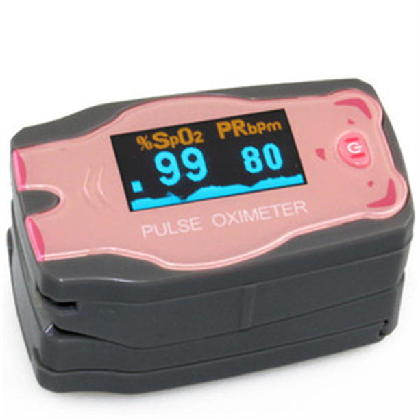 Paediatric Size Fingertip SpO2 Pulse Oximeter with LED Screen