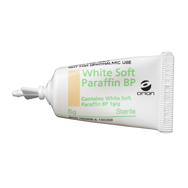 Parrafin Soft White Gel 5g Tube. Carton of 40