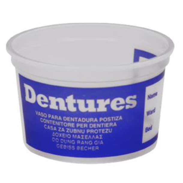 Plastic Denture Cup 262ml without Lid. Pack of 40
