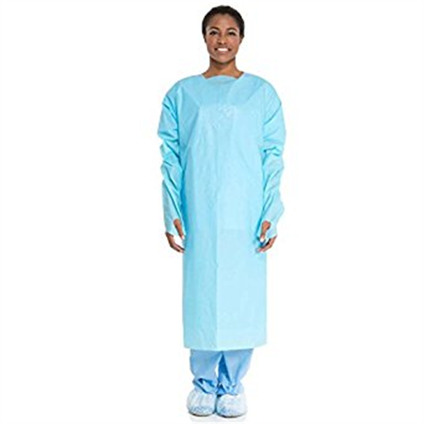 Prime-On Thumbs Up Impervious Gown Regular Open-Back Blue 15's