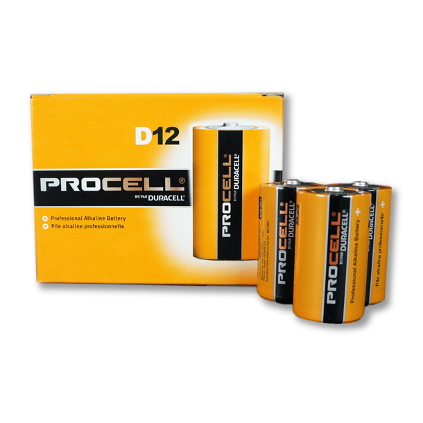 Procell Battery Size D - Box of 12 Alkaline