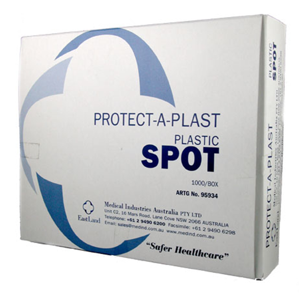 Protect-A-Plast Plastic Spots Pack of 1000
