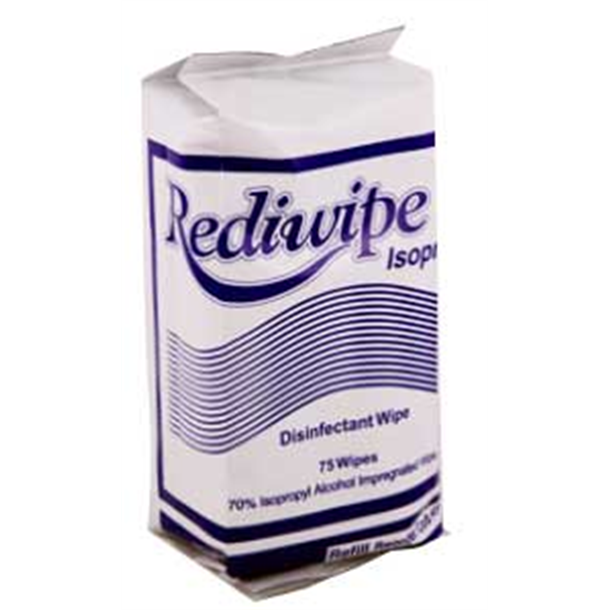 Rediwipe Isopropyl Alcohol Wipes. Refill Pack of 100