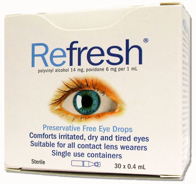 Refresh Plus Eye Drops 0.4ml. Pack of 30