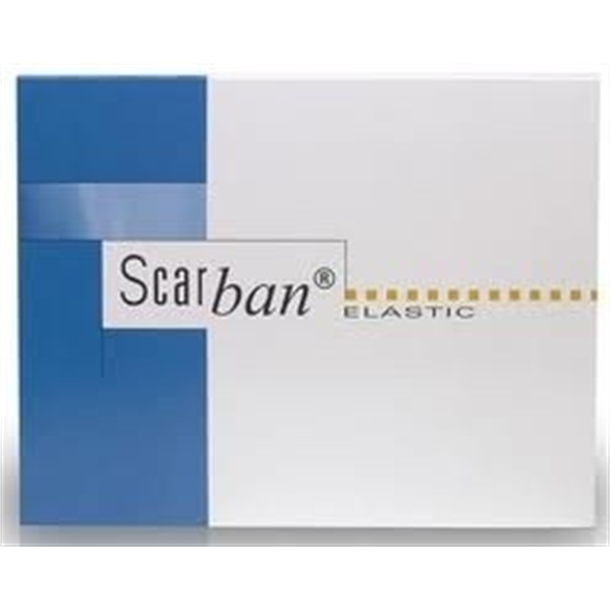 Scarban Elastic Silicone Sheet 2's 5cm x 7.5cm (High Profile 1.4mm) Box of 2