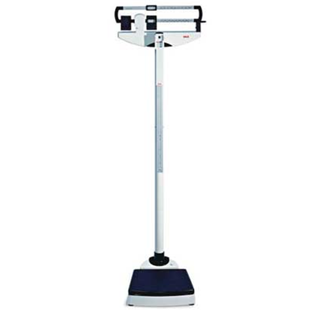Seca Mechanical Column Scales with Eye Level Beam and Height Measuring Rod.