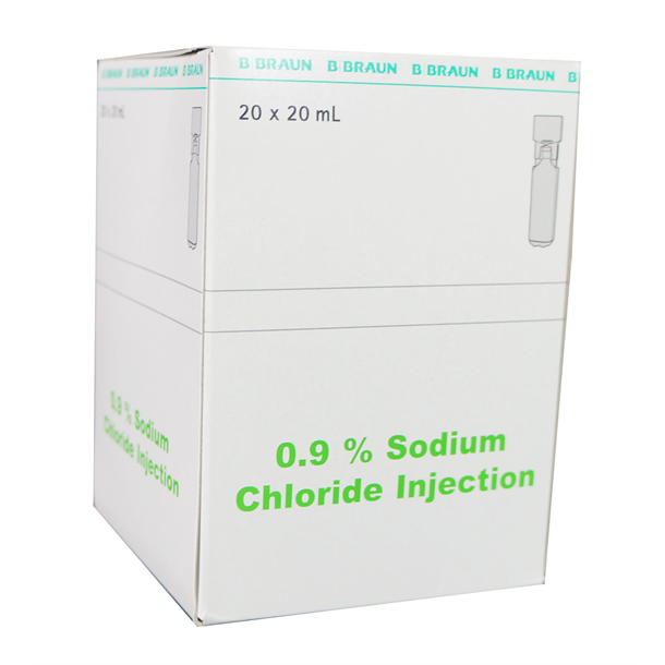 Sodium Chloride for Injection 20 x 20ml Miniplasco