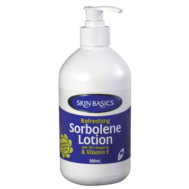 Sorbolene Lotion with 10% Glycerine & Vitamin E 500ml Pump Pack