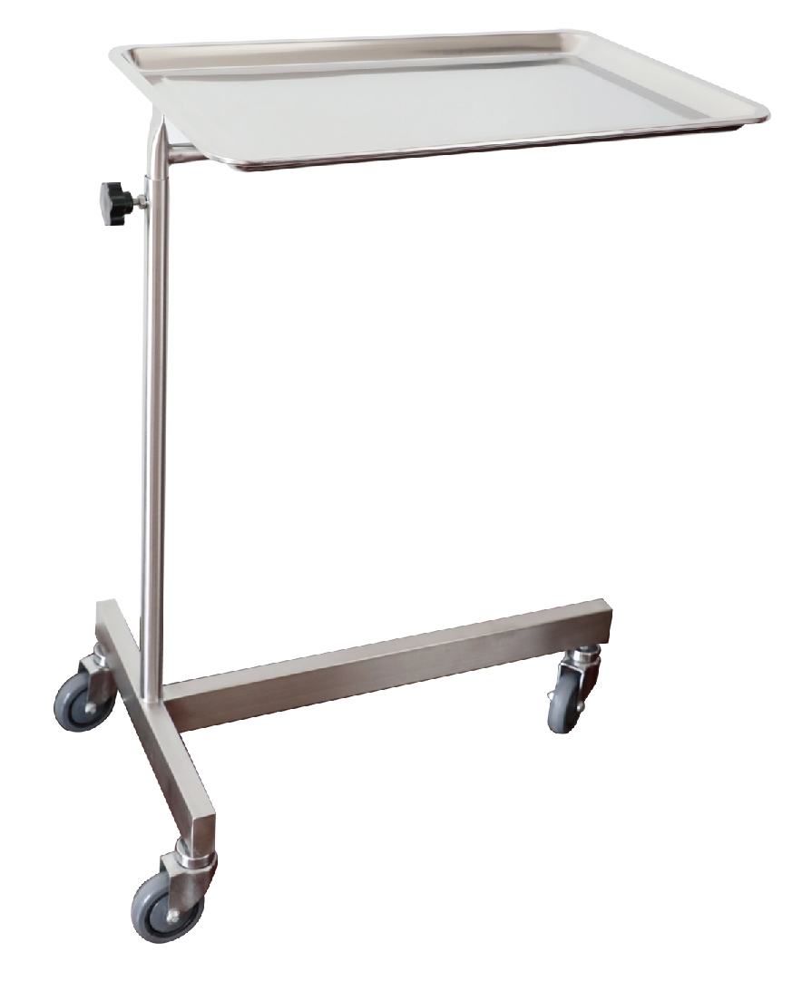 Stainless Steel Mayo Mobile Instrument Table