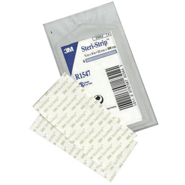 Steri-Strip Reinforced 12mm x 100mm. 50 Packets of 6 - Blue Pack