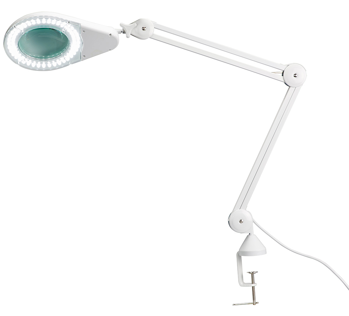 Superlux Magnifying Light with a 22 watt Circular Fluorescent Tube and Table Clamp or Wall Bracket