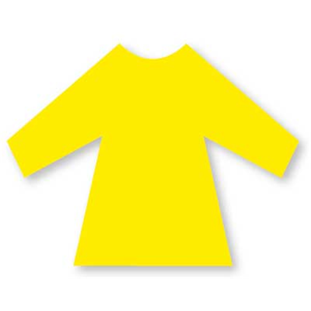 Suresafe Isolation Gown Non-sterile with Long Sleeves - Yellow. Pack of 10