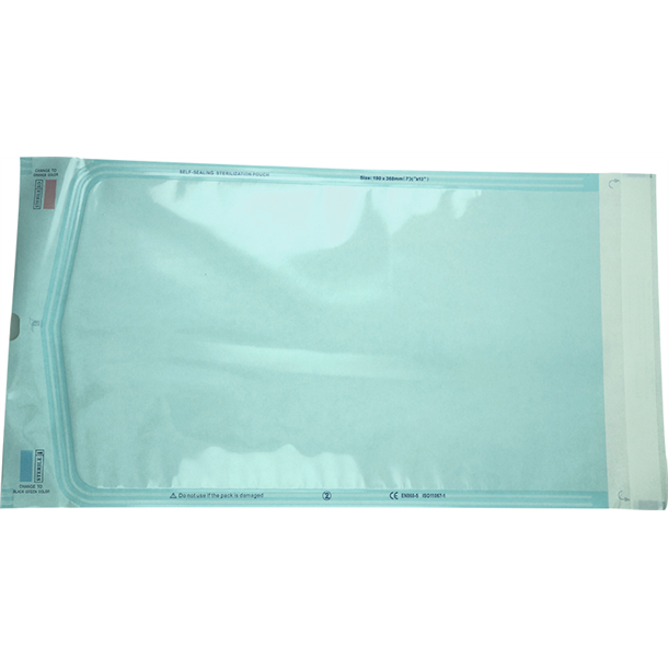 SURGI+Seal Extra Autoclave Pouch 190mm x 330mm. Box of 200