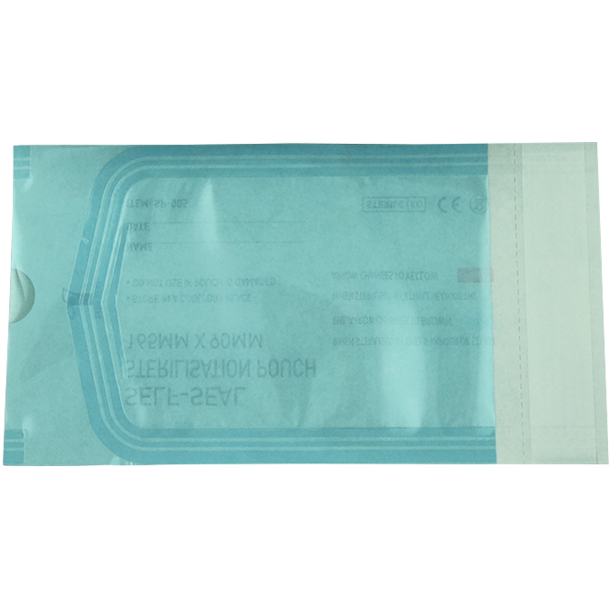 SURGI+Seal Extra Autoclave Pouch 90mm x 135mm. Box of 200