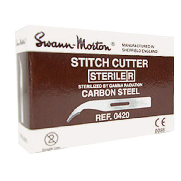 Swann Morton Disposable Stitch Cutters Long. Box of 100