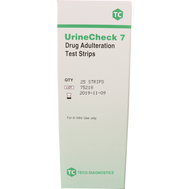 Teco Adulteration Test Strips for Urine Drug Tests. Pack of 25
