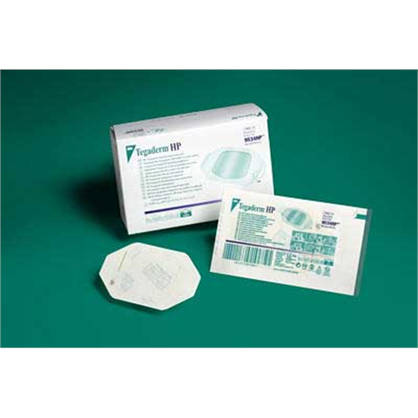 Tegaderm Holding Power (HP) Transparent Film Dressings with Frame 6cm x 7cm Rectangle. Box of 100