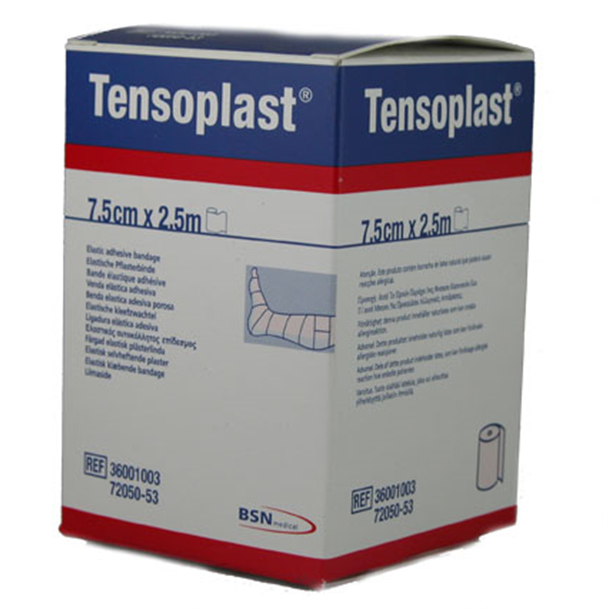 Tensoplast Elastic Adhesive Bandage 7.5cm x 2.5m Roll