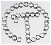 Terumo Blood Bag Aluminium Sealing Rings. Pack of 1000