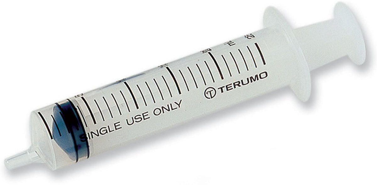 Terumo Syringe 20ml Luer Slip. Box of 50