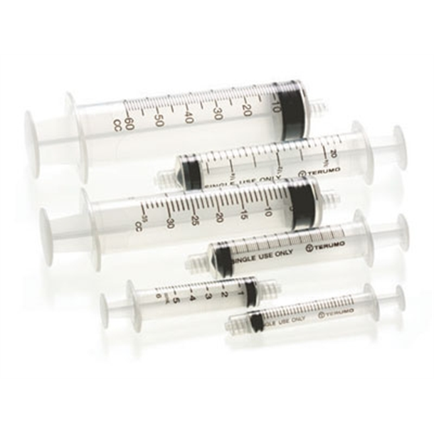 Terumo Syringe 60ml Catheter Tip. Box of 25
