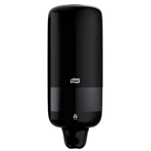 Tork S1 Liquid Soap Dispenser. Black Acrylic