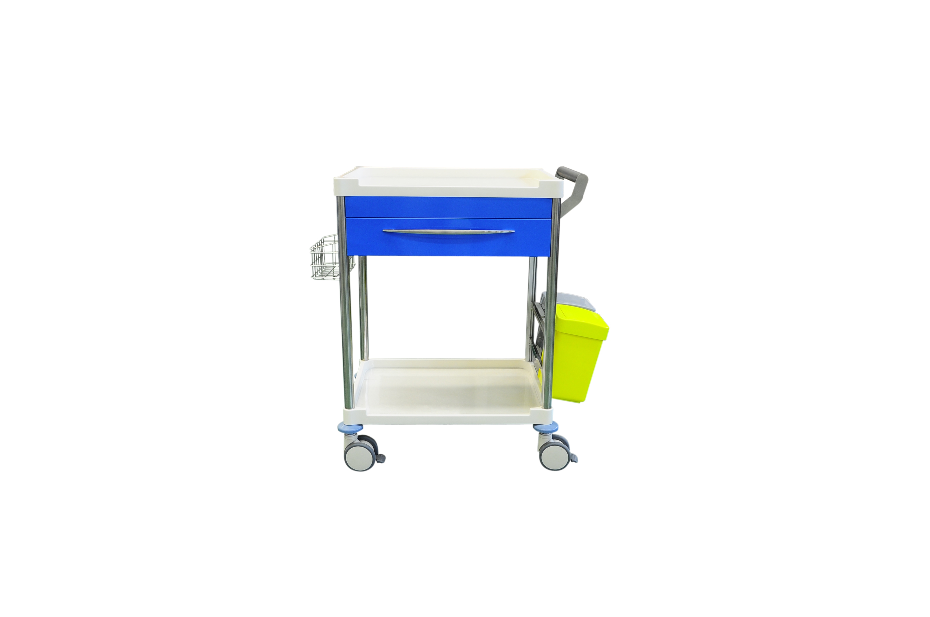 Treatment Trolley Blue/Grey with One Drawer