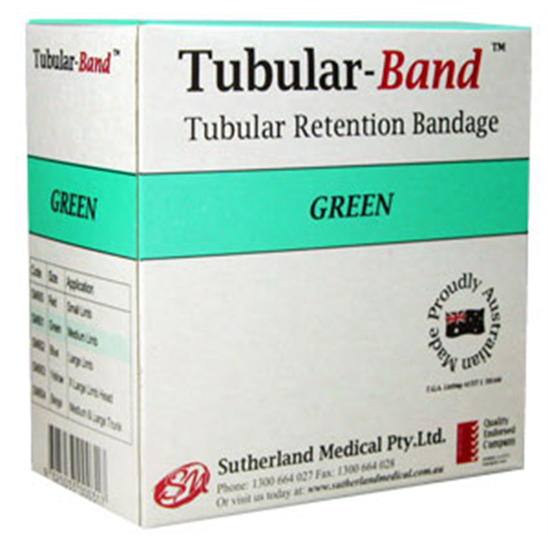 Tubular-Band Retention Bandage 5cm - Medium Limb 10m Green