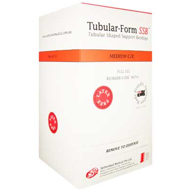 Tubular-Form SSB Support Bandage Size C/E - Medium, Full Leg 18-23cm
