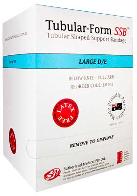 Tubular-Form SSB Support Bandage Size D/E - Large, Full Arm-Half Leg 22-27cm