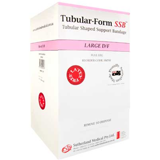 Tubular-Form SSB Support Bandage Size D/F - Large, Full Leg 22-27cm