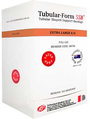 Tubular-Form SSB Support Bandage Size E/G - Extra Large, Full Leg 26-34cm