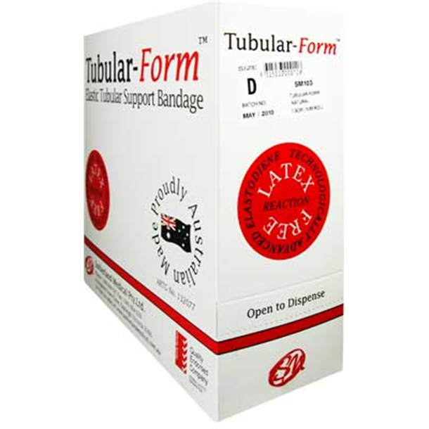 Tubular-Form Support Bandage Natural Size D - Large Limb 7.5cm x 10m