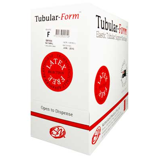 Tubular-Form Support Bandage Natural Size F - Large Leg 10cm x 10m