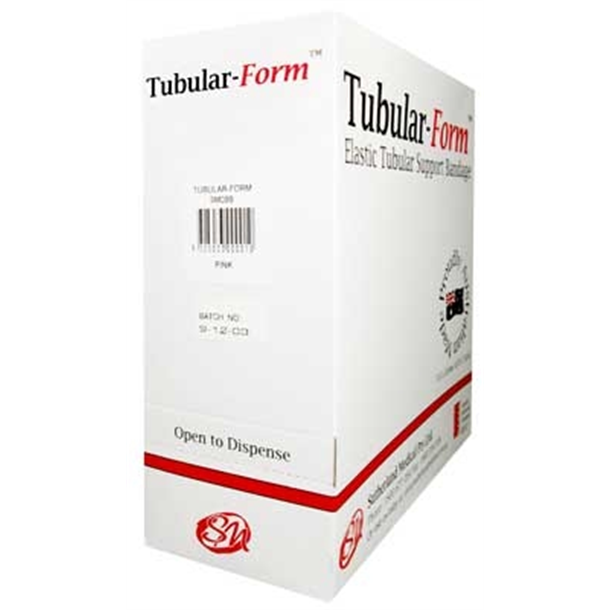 Tubular-Form Support Bandage Pink Size E - Adult Leg 8.5cm x 10m