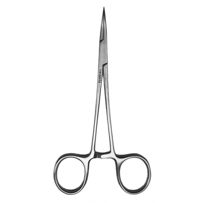 Vasectomy Forceps Sharp Curved 12cm