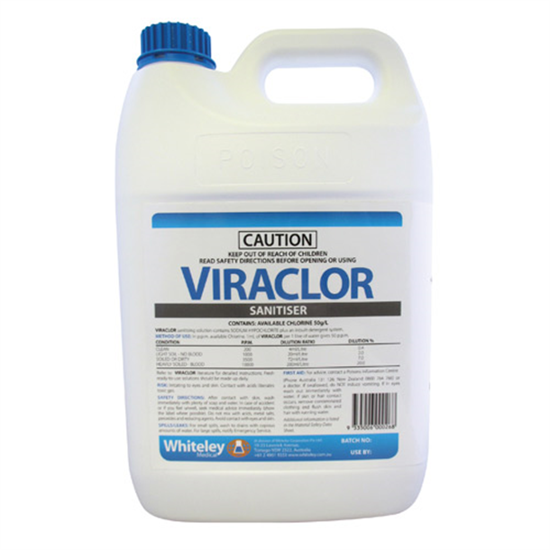 Virachlor Chlorine Sanitiser 5L