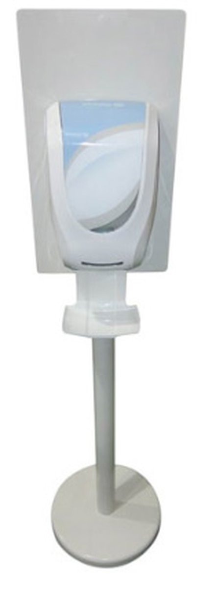 Whiteley Free-standing Hand Hygiene Dispenser Stand with Automatic Dispenser & Drip Tray