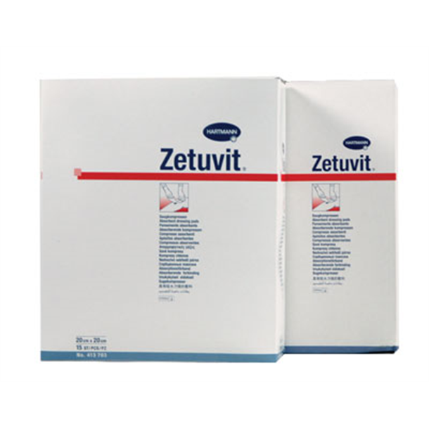 Zetuvit Highly Absorbent Dressings 20cm x 20cm. Sterile Box of 15